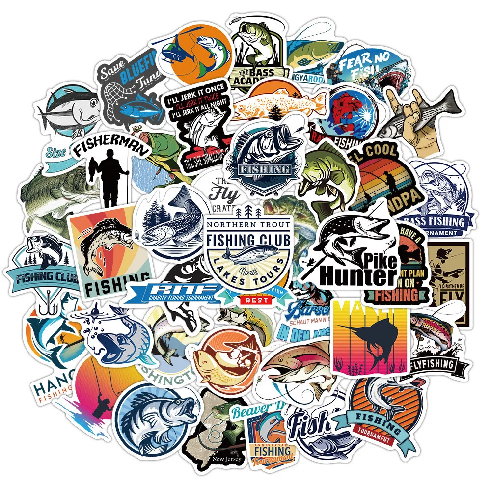 10/30/50PCS Cartoon Fishing Graffiti Waterproof Sticker Personalized Decoration Creative Trend Refrigerator Skateboard Wholesale
10/30/50PCS Cartoon Fishing Graffiti Waterproof Sticker Personalized Decoration Creative Trend Refrigerator Skateboard Wholesale