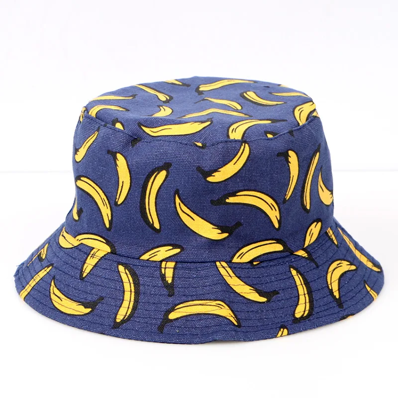 New Summer Bucket Hats For Women Double Sided Bob Panama Banana Print Foldable Fisherman Hat Men Brand Hawaii Beach Sun Cap Male
New Summer Bucket Hats For Women Double Sided Bob Panama Banana Print Foldable Fisherman Hat Men Brand Hawaii Beach Sun Cap Male