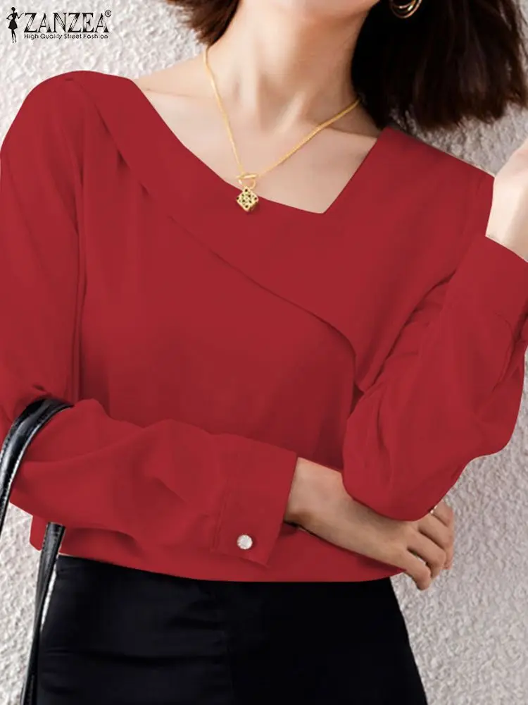 Women Blouse All Match Autumn Solid Long Sleeve V Neck Blusas ZANZEA Stylish Causal Female Shirts Holiday Work OL Elegant Tunic
Women Blouse All Match Autumn Solid Long Sleeve V Neck Blusas ZANZEA Stylish Causal Female Shirts Holiday Work OL Elegant Tunic