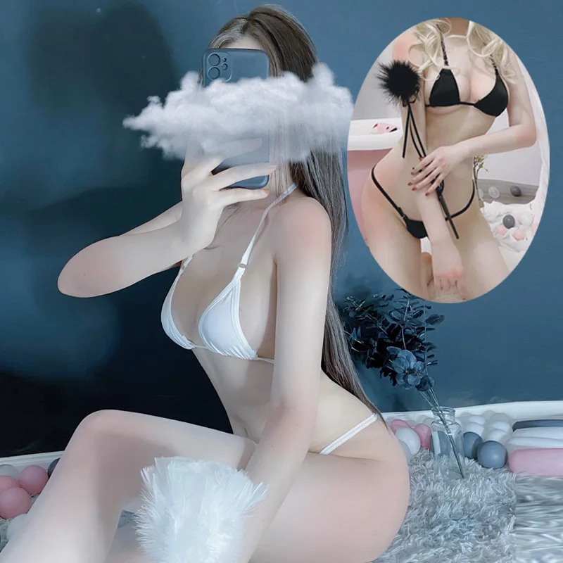 Sexy Micro Bikini Set Summer Women Swimwear Erotic Lingerie Three-point Swimsuit Brazlian Temptation Suit Bra Thongs Underwear
Sexy Micro Bikini Set Summer Women Swimwear Erotic Lingerie Three-point Swimsuit Brazlian Temptation Suit Bra Thongs Underwear