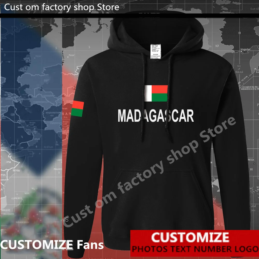 Madagascar Flag Hoodie Free Custom Jersey Fans DIY Name Number LOGO Hoodies Men Women Loos MDG Malagasy Madagasikara Madagascar
Madagascar Flag Hoodie Free Custom Jersey Fans DIY Name Number LOGO Hoodies Men Women Loos MDG Malagasy Madagasikara Madagascar