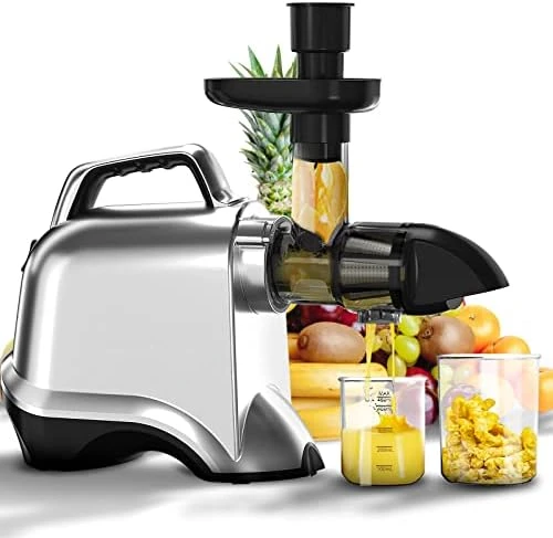 Masticating Juicer for Cold Press, Easy to Clean & Use, Celery Juice Extractor, Wheatgrass Juice Extractor, High Juice Yield
Masticating Juicer for Cold Press, Easy to Clean & Use, Celery Juice Extractor, Wheatgrass Juice Extractor, High Juice Yield