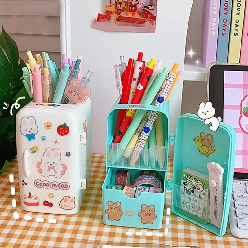 Organizer Refrigerator Pen Holder Student Cute Large-capacity Desktop Organizer Storage Creative Tube Pencil Case
Organizer Refrigerator Pen Holder Student Cute Large-capacity Desktop Organizer Storage Creative Tube Pencil Case
