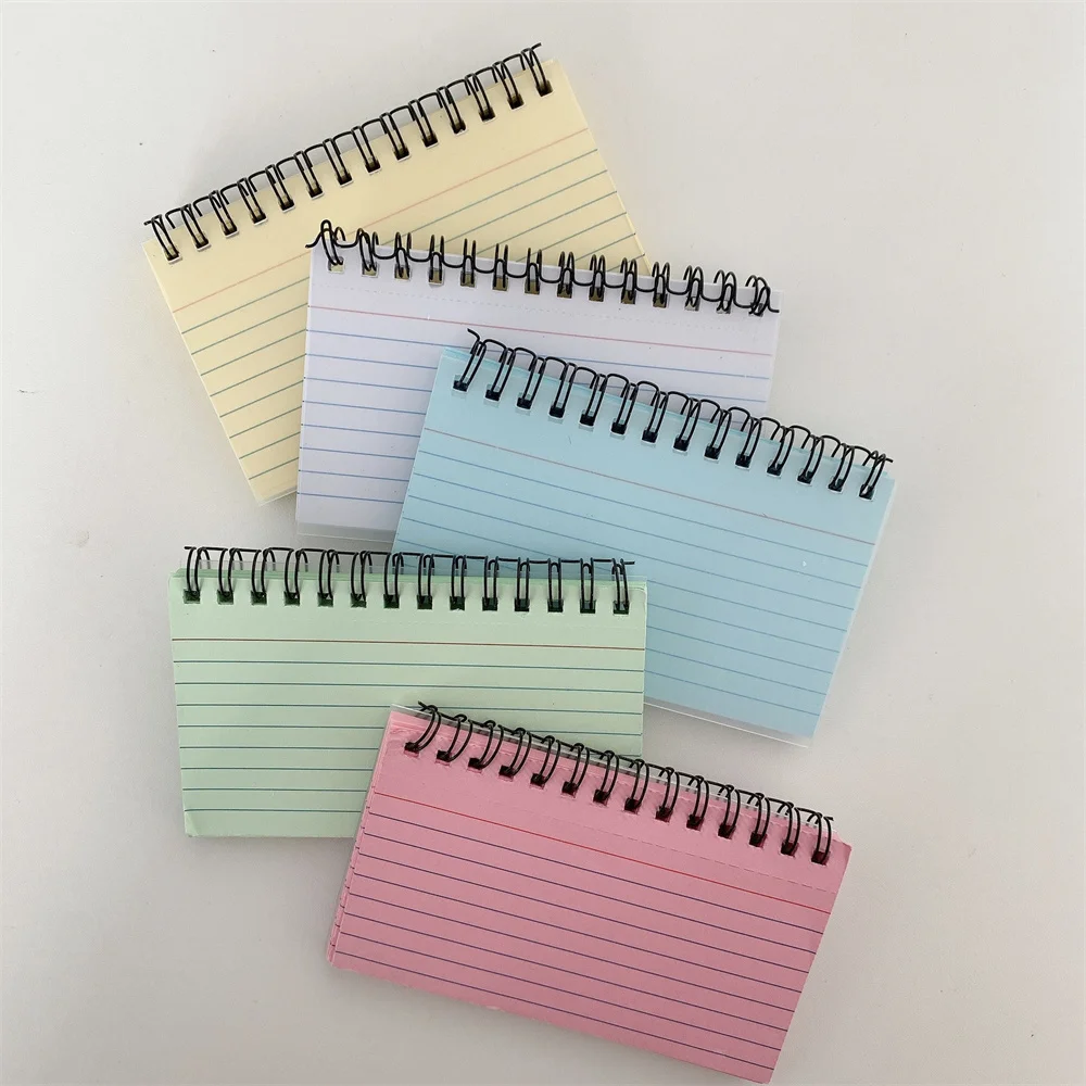 50 Sheets Color Practical Coil Notebook Paper Rectangular Message Board with Transparent Cover School Supplies
50 Sheets Color Practical Coil Notebook Paper Rectangular Message Board with Transparent Cover School Supplies
