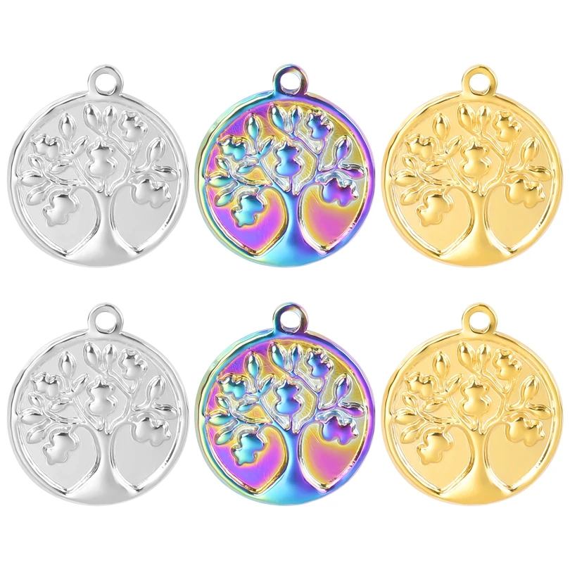 10PCS Classic Tree of Life Trendy Punk Charm Titanium Steel Gourd Pattern Jewelry Making Necklace for Men Craft Pendant Supplies
10PCS Classic Tree of Life Trendy Punk Charm Titanium Steel Gourd Pattern Jewelry Making Necklace for Men Craft Pendant Supplies