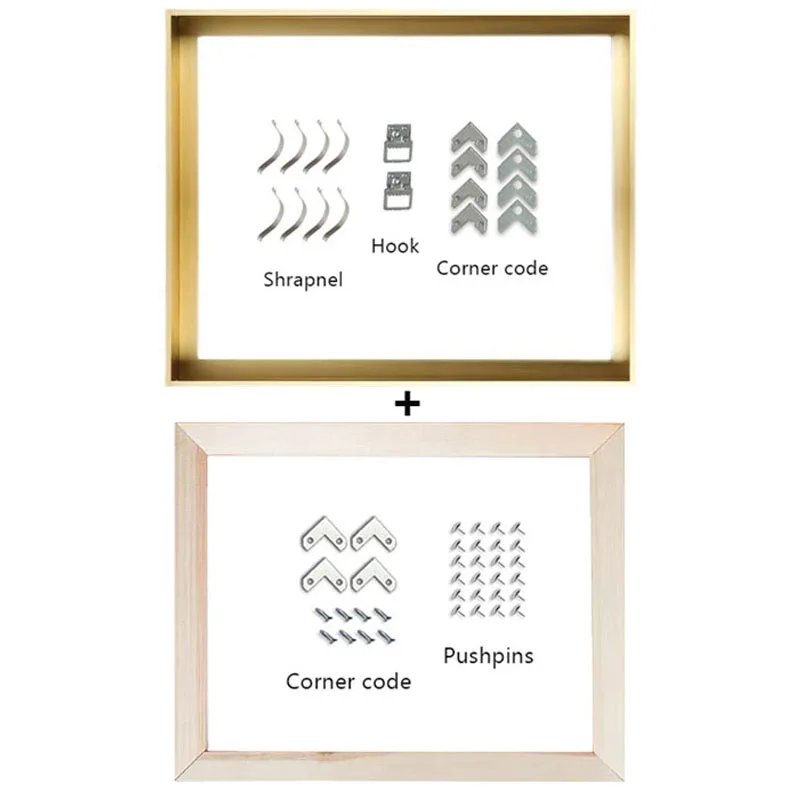 Floating Frame DIY+ Wood Frame 6 Color optional Aluminum Alloy modern simplicity Metal Frame Canvas Frame
Floating Frame DIY+ Wood Frame 6 Color optional Aluminum Alloy modern simplicity Metal Frame Canvas Frame