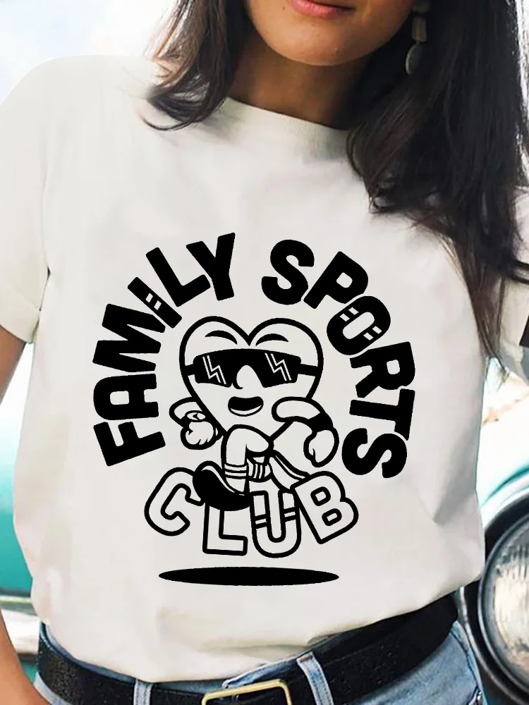 Family Sports T-shirts Casual Basic Short Sleeves Woman Tops Summer Women's Tshirt Young Girl Tees Polyester Spandex Soft Shirt
Family Sports T-shirts Casual Basic Short Sleeves Woman Tops Summer Women's Tshirt Young Girl Tees Polyester Spandex Soft Shirt