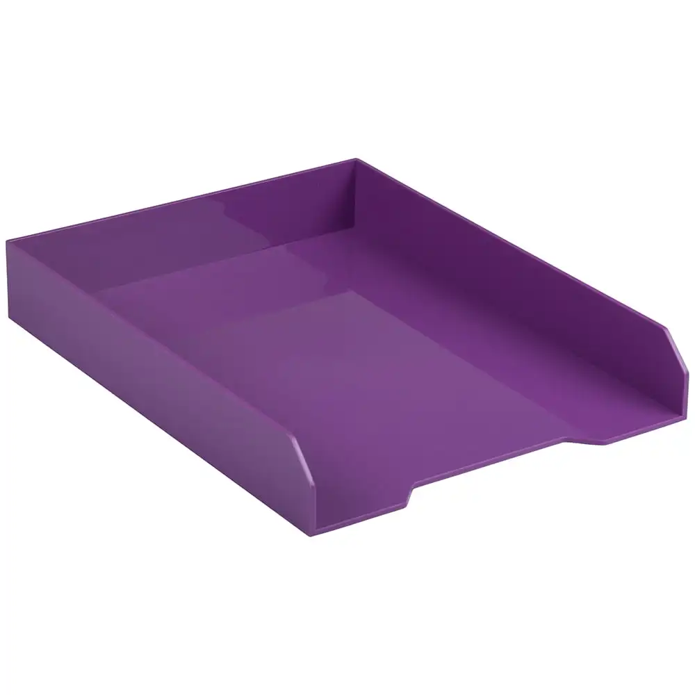 Stackable Paper Trays, Purple, Desktop Document, Letter, & File Organizer Tray, 2/Pack
Stackable Paper Trays, Purple, Desktop Document, Letter, & File Organizer Tray, 2/Pack