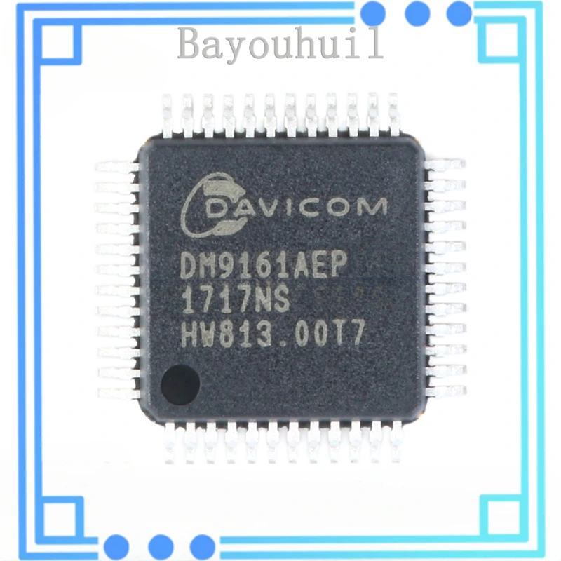 10PCS Original Genuine SMD DM9161AEP LQFP-48 Low Power Fast Ethernet Transceiver IC Chip
10PCS Original Genuine SMD DM9161AEP LQFP-48 Low Power Fast Ethernet Transceiver IC Chip