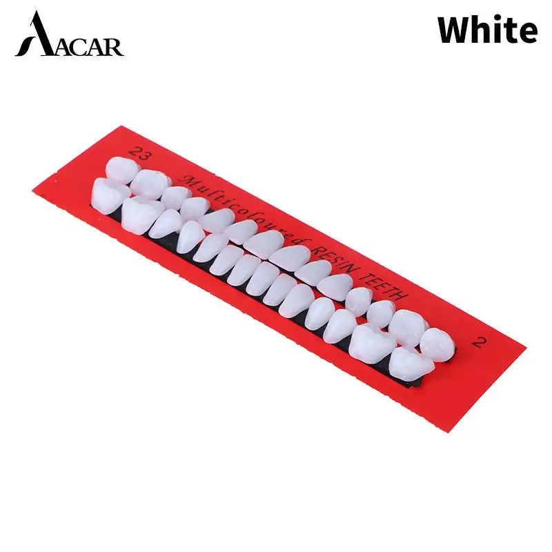 28Pcs/Set Durable Dentures Universal Resin False Teeth Resin Teeth Model Dental Material Teeth Teaching Model Dedicated Teeth
28Pcs/Set Durable Dentures Universal Resin False Teeth Resin Teeth Model Dental Material Teeth Teaching Model Dedicated Teeth