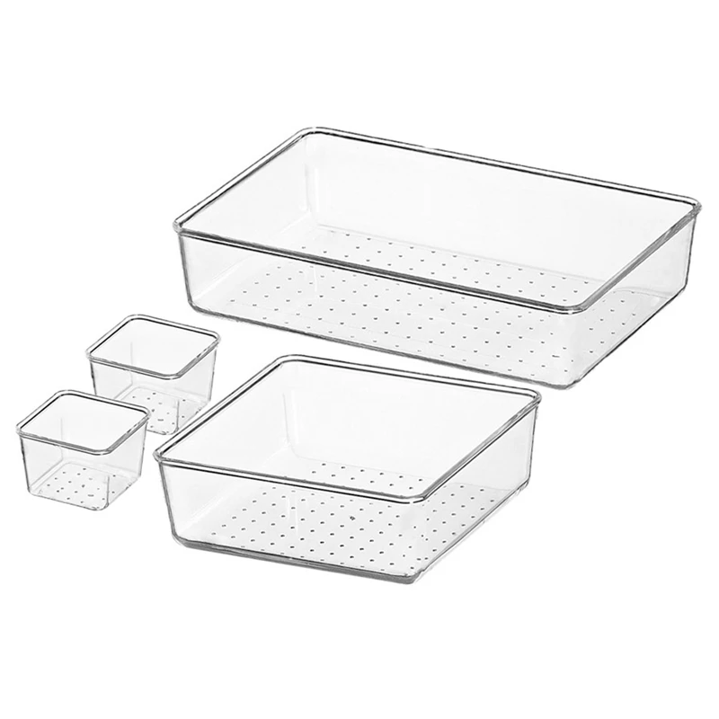 1 Set Clear Drawer Organizer Drawer Divider Storage Box Bins Case For Utensil Cosmetic Groceries Kitchen Tableware
1 Set Clear Drawer Organizer Drawer Divider Storage Box Bins Case For Utensil Cosmetic Groceries Kitchen Tableware