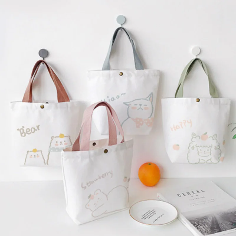Women Mini Cotton Canvas Handbag Cute Bear Small Simple Tote Bags Shopping Bag Lovely Decoration Purse Lunch Bag
Women Mini Cotton Canvas Handbag Cute Bear Small Simple Tote Bags Shopping Bag Lovely Decoration Purse Lunch Bag