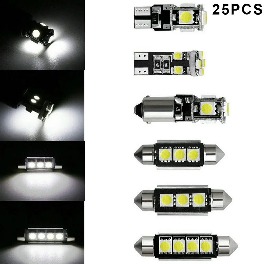 25X Car Light Car Light Car Bulbs Kit Set Car Interior Lamp For BMW E70 M 2007-2013 LED Lights Practical To Use
25X Car Light Car Light Car Bulbs Kit Set Car Interior Lamp For BMW E70 M 2007-2013 LED Lights Practical To Use