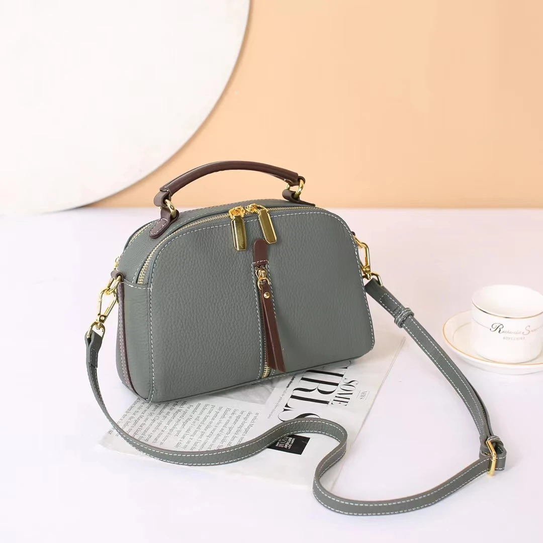 Royal Bagger Women Corssbody Bags Genuine Cow Leather Bowling Shoulder Bag Ladies Large Top Handle Handbag Two Strap
Royal Bagger Women Corssbody Bags Genuine Cow Leather Bowling Shoulder Bag Ladies Large Top Handle Handbag Two Strap