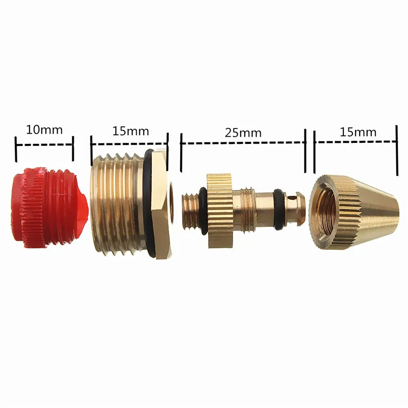 3pcs 1/2 Inch Thread Brass Spray Adjustable Water Flow Misting Nozzles Garden Irrigation Water Mist Outdoor Cooling Systems Tool
3pcs 1/2 Inch Thread Brass Spray Adjustable Water Flow Misting Nozzles Garden Irrigation Water Mist Outdoor Cooling Systems Tool