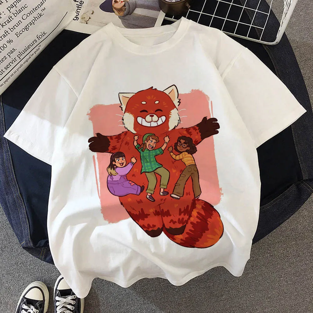 Поворотная красная Детская футболка Kawaii Pixar Disney Mei Fox детская повседневная одежда Harajuku Мультяшные футболки для мальчиков и девочек детские футболки топы
Поворотная красная Детская футболка Kawaii Pixar Disney Mei Fox детская повседневная одежда Harajuku Мультяшные футболки для мальчиков и девочек детские футболки топы