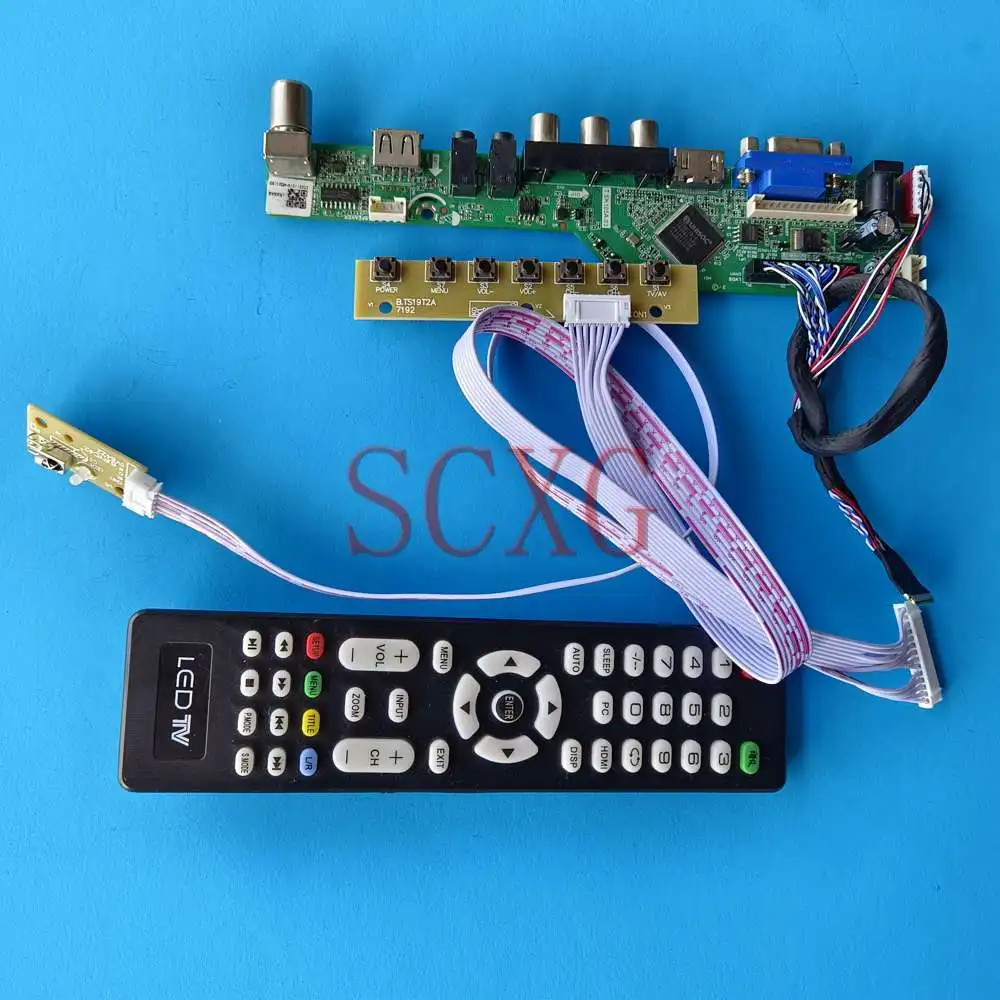 Аналоговый ТВ-сигнал VGA HDMI совместимый с AV USB 1366 768 LED монитор 15,6 "ЖК-плата контроллера драйвера Fit CLAA156WB11A 40 Pin LVDS
Аналоговый ТВ-сигнал VGA HDMI совместимый с AV USB 1366 768 LED монитор 15,6 "ЖК-плата контроллера драйвера Fit CLAA156WB11A 40 Pin LVDS