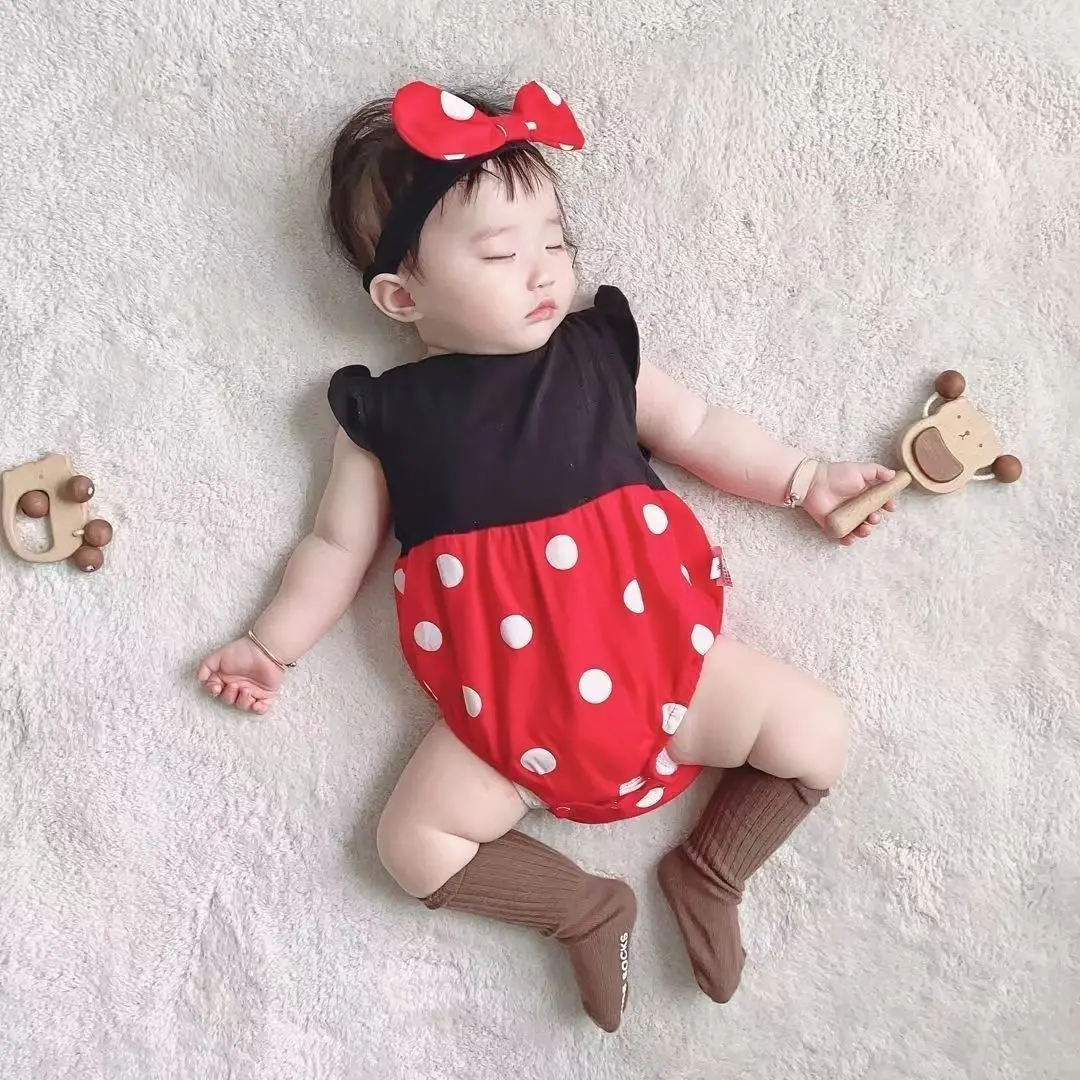 Baby Cartoon Infant Cotton Clothing Summer Short Sleeve Jumpsuit Cute Baby Girls Rompers+Hat Suit Set Kids Climbing Suits
Baby Cartoon Infant Cotton Clothing Summer Short Sleeve Jumpsuit Cute Baby Girls Rompers+Hat Suit Set Kids Climbing Suits