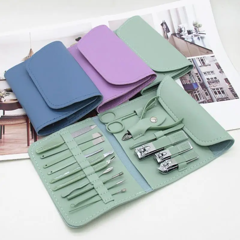 19/12-piece Set Nail Clipper Compact Complete Stainless Steel Multi-purpose Nail Cutter Scissor Manicure Pedicure Tool
19/12-piece Set Nail Clipper Compact Complete Stainless Steel Multi-purpose Nail Cutter Scissor Manicure Pedicure Tool