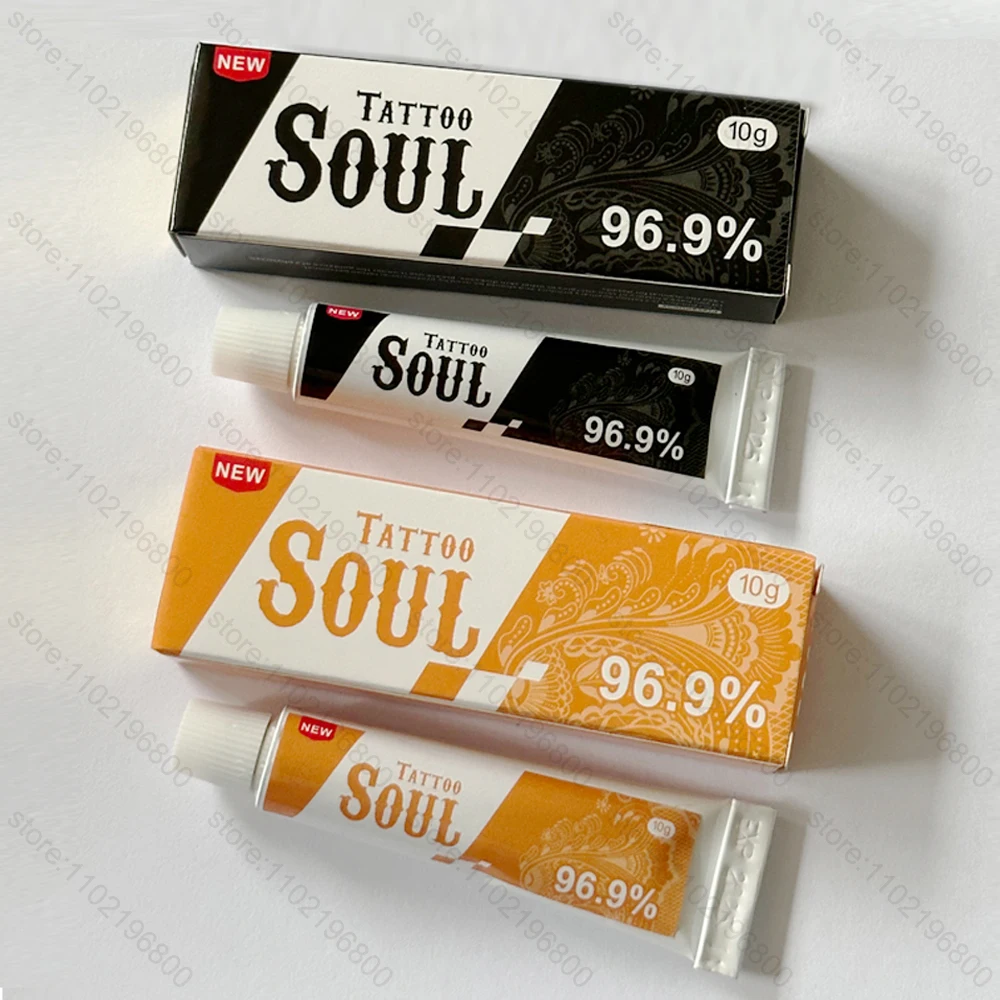 Original 96.9% SOUL Black/Yellow Tattoo Care Cream Permanent makeup Body Eyebrow Eyeliner Lip Piercing Liner Tattoo Cream 10g
Original 96.9% SOUL Black/Yellow Tattoo Care Cream Permanent makeup Body Eyebrow Eyeliner Lip Piercing Liner Tattoo Cream 10g