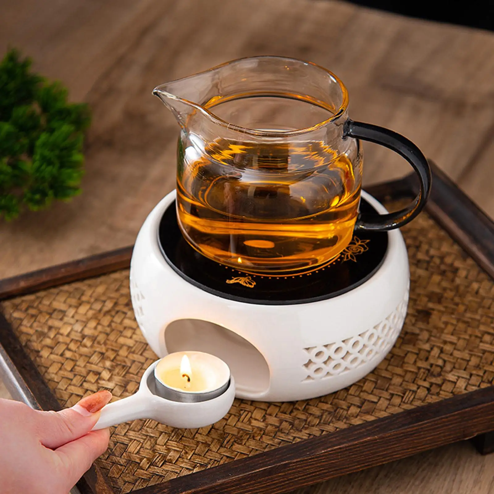 Hollow Candle Teapot Warmer, Tea Pot Holder Tea Heating for Coffee Ceramic Teapot
Hollow Candle Teapot Warmer, Tea Pot Holder Tea Heating for Coffee Ceramic Teapot