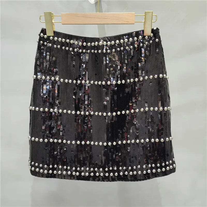 Fashion Rivets Sequin Skirt 2023 Spring and Summer New Ladies Skirt Stretch Slim Sexy Club Sequins Skirts Women
Fashion Rivets Sequin Skirt 2023 Spring and Summer New Ladies Skirt Stretch Slim Sexy Club Sequins Skirts Women