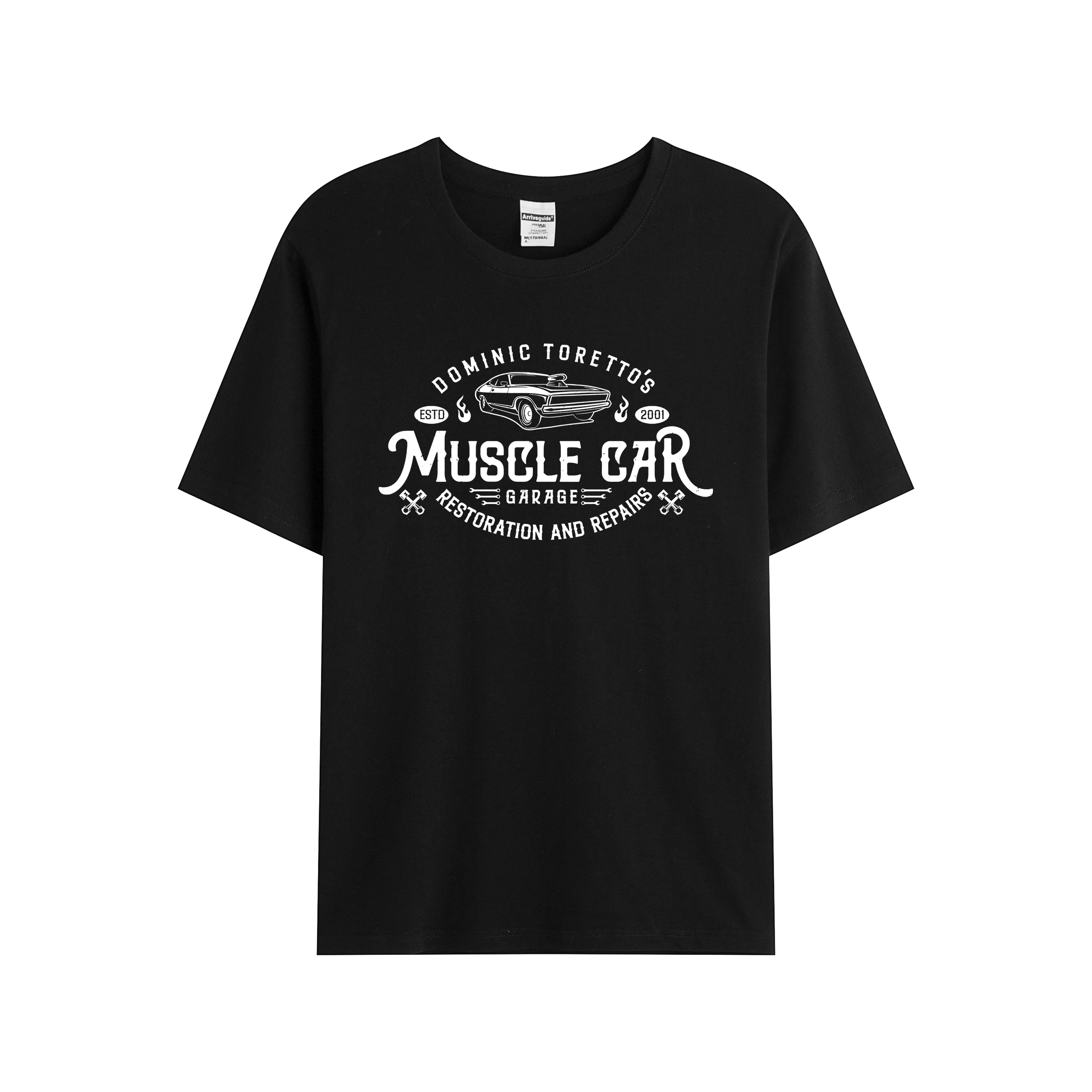 2021 Men/Women's Summer Black Street Fashion Hip Hop Toretto's Muscle Car Garage Repairs T-shirt Cotton Tees Short Sleeve Tops
2021 Men/Women's Summer Black Street Fashion Hip Hop Toretto's Muscle Car Garage Repairs T-shirt Cotton Tees Short Sleeve Tops