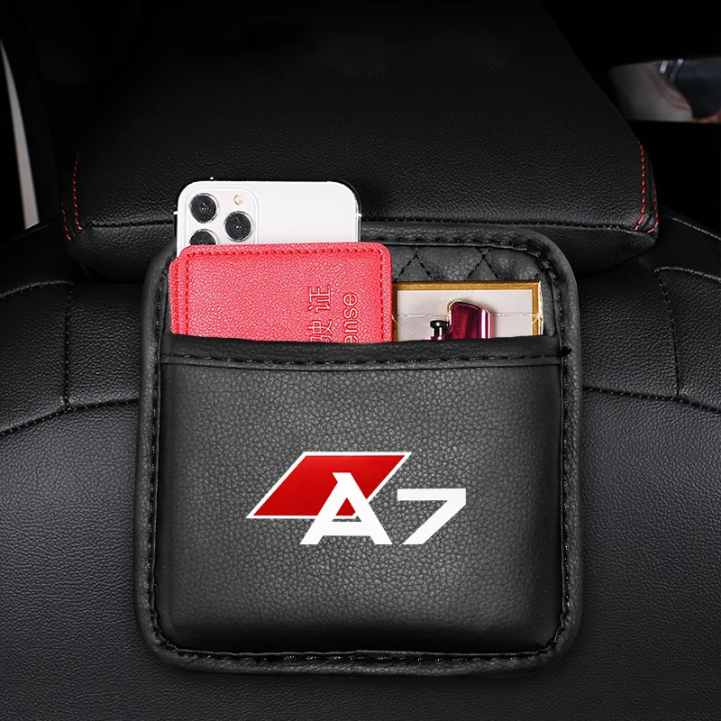 Car Storage Pocket Leather Seat Back Bag Accessories Interior For Audi A7 A6 A3 A4 A5 8P 8V 8L B5 B6 B7 B8 B9 Q3 Q5 Q7 Q8 TT S3
Car Storage Pocket Leather Seat Back Bag Accessories Interior For Audi A7 A6 A3 A4 A5 8P 8V 8L B5 B6 B7 B8 B9 Q3 Q5 Q7 Q8 TT S3
