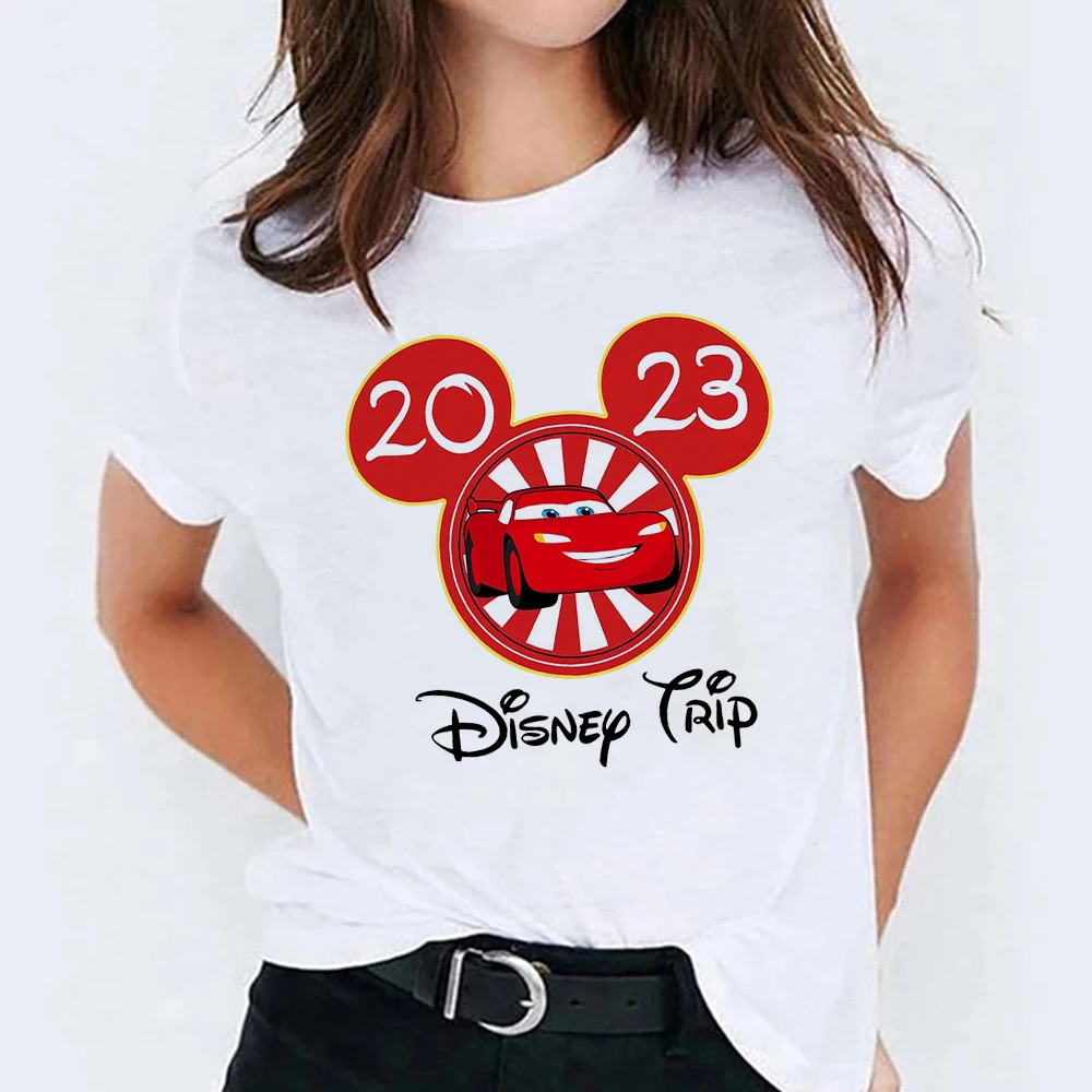 Disney Cars 2023 Women's Clothes Fashion Classic Cartoon Lightning McQueen Print T-shirt Casual Travel Ladies Shirt Dropshipping
Disney Cars 2023 Women's Clothes Fashion Classic Cartoon Lightning McQueen Print T-shirt Casual Travel Ladies Shirt Dropshipping
