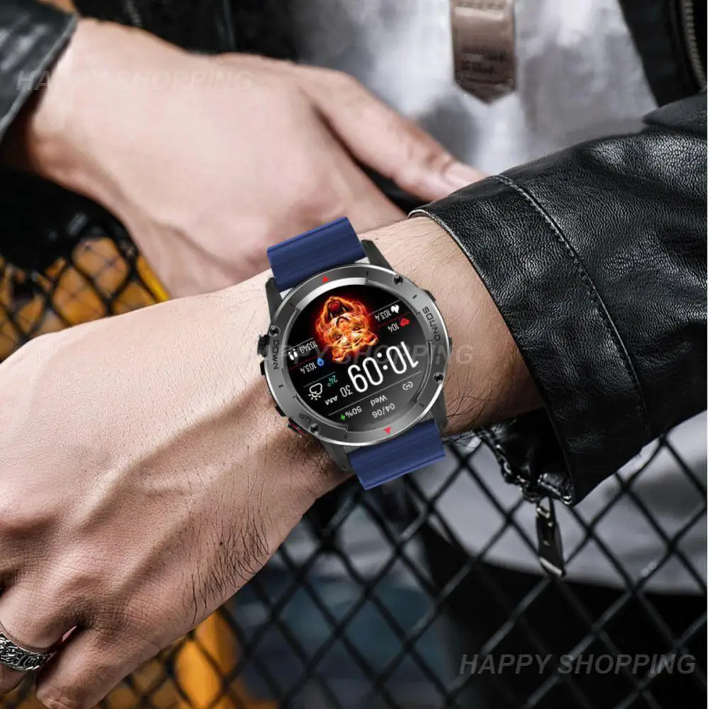 

Мужские Смарт-часы NX9, новинка 2023, фитнес-часы с функцией вызова, пульсометром, водозащита IP68, 400 мАч, Смарт-часы с турецким ивритом