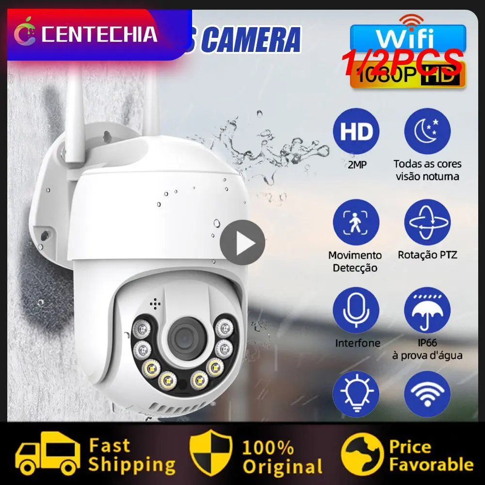 1/2PCS WIFI IP Camera Outdoor Security Color Night 2MP Wireless Video Surveillance Cameras Smart Human Detection iCsee
1/2PCS WIFI IP Camera Outdoor Security Color Night 2MP Wireless Video Surveillance Cameras Smart Human Detection iCsee