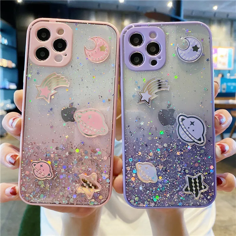 Glitter Stars universe planet soft silicone phone Case For Samsung A50 A51 A71 4G A11 A21S A30 A20 A10S A30S A01 A31 back Cover
Glitter Stars universe planet soft silicone phone Case For Samsung A50 A51 A71 4G A11 A21S A30 A20 A10S A30S A01 A31 back Cover