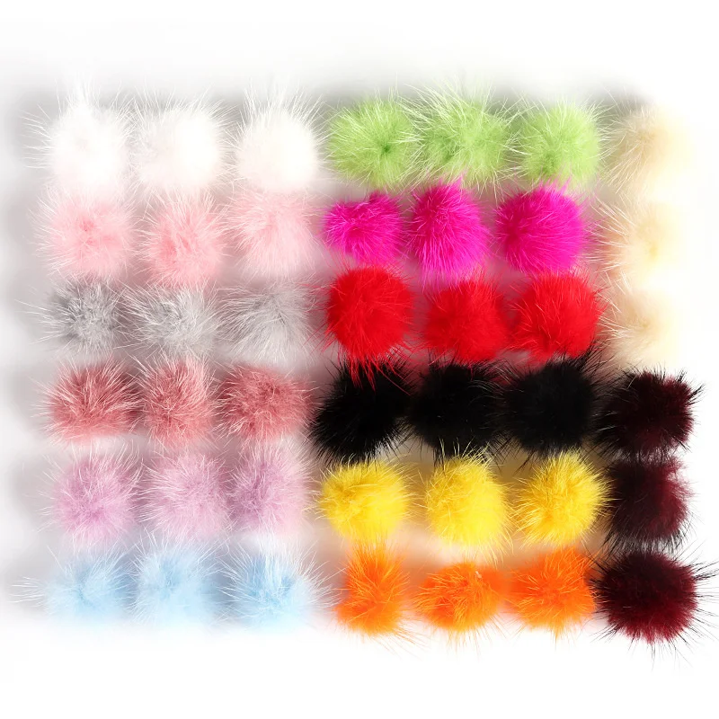 

Nail Art Accessories Fluffy Fur Pompom Mink Pom Poms Jewelry Detachable Magnetic Hairball DIY Design Manicure Nails Decorations