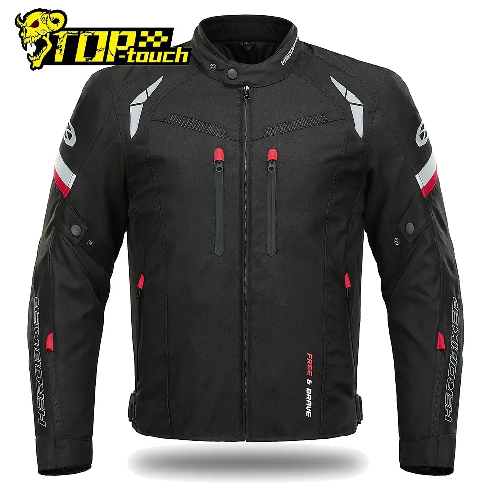 HEROBIKER Motorcycle Jacket Enduro Waterproof Chaqueta Moto Hombre Anti-Fall Motorbike Riding Racing Motocross Overcoat CE Armor
HEROBIKER Motorcycle Jacket Enduro Waterproof Chaqueta Moto Hombre Anti-Fall Motorbike Riding Racing Motocross Overcoat CE Armor