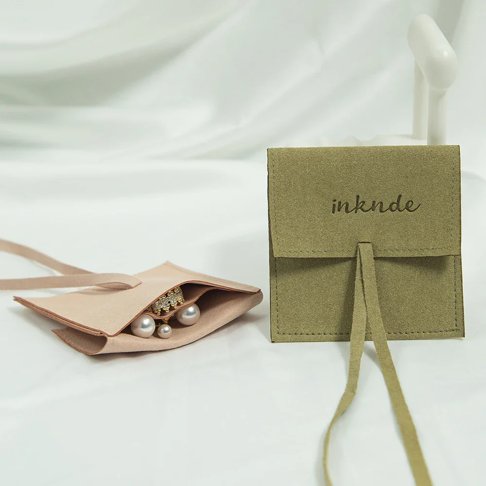 Подарочные пакеты из микрофибры с индивидуальным логотипом и отделением 12x12 см