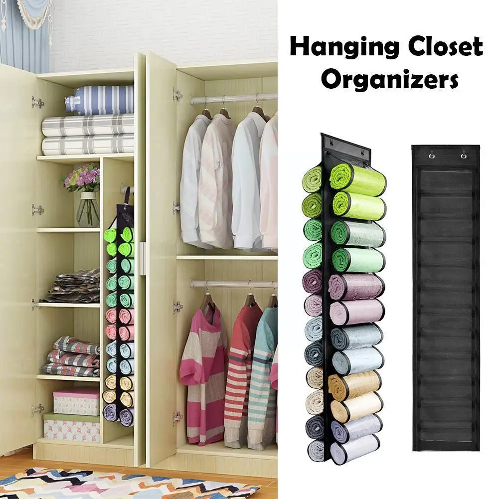 24 Roll Clothes Hanging Wardrobe Rack Jeans Compartment Underwear Pants Organizer T-shirt Box Bag Holder Wardrobe Stor E8g9
24 Roll Clothes Hanging Wardrobe Rack Jeans Compartment Underwear Pants Organizer T-shirt Box Bag Holder Wardrobe Stor E8g9