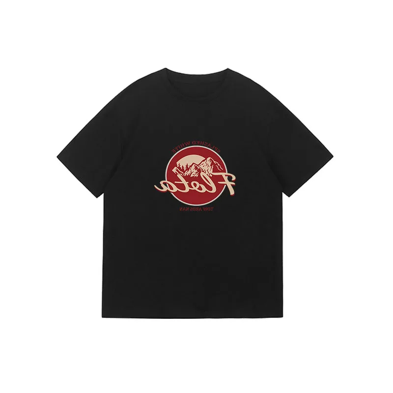 Snow Mountain Letter Short Sleeve T-shirt Women's Summer Loose Design Sense Of Minority Half Sleeve Printed Top Fashion
Snow Mountain Letter Short Sleeve T-shirt Women's Summer Loose Design Sense Of Minority Half Sleeve Printed Top Fashion