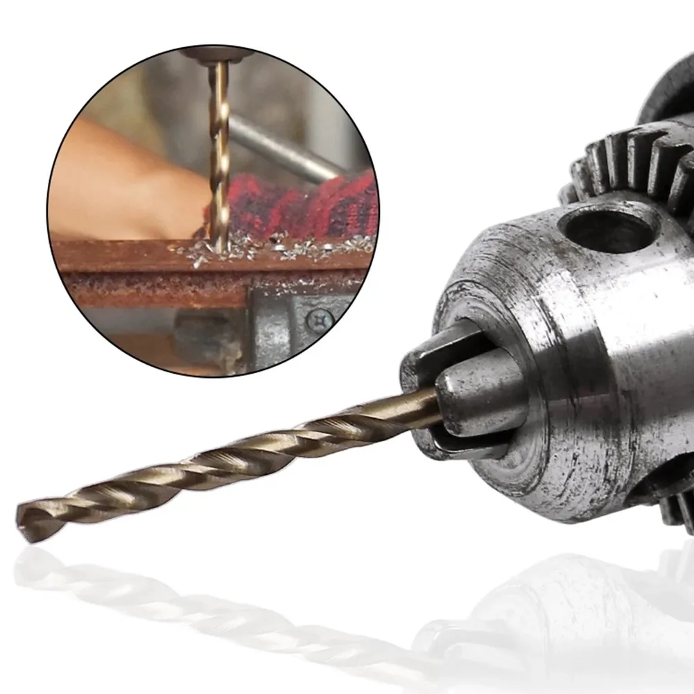 10pcs Titanium Coated Cobalt Drill Bits HSS High Speed Steel Drill Bits Set Tool Multi Function Metal Drills Power Tools Woodwor
10pcs Titanium Coated Cobalt Drill Bits HSS High Speed Steel Drill Bits Set Tool Multi Function Metal Drills Power Tools Woodwor
