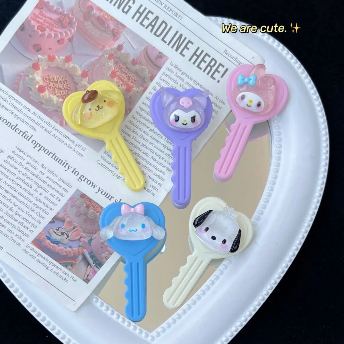 Kawaii Sanrio Cartoon Anime Kuromi My Melody Cinnamoroll Lovely Hairpin Baby Hair Decorate Girl Accessories Children's Gifts
Kawaii Sanrio Cartoon Anime Kuromi My Melody Cinnamoroll Lovely Hairpin Baby Hair Decorate Girl Accessories Children's Gifts