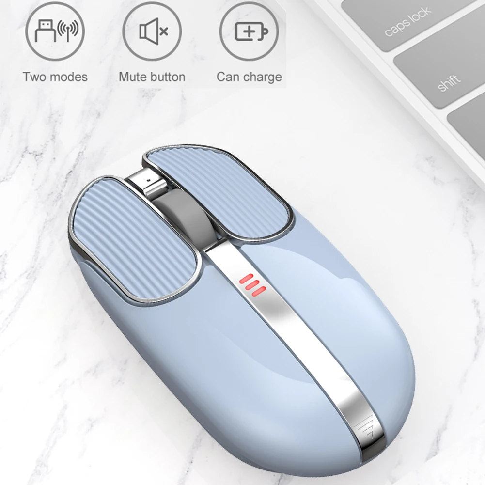Pebble Mouse Battery Level Visible Wired Wireless Dual Mode Optical PC Mouse Rechargeable Quiet Mouse for Laptop Desktop
Pebble Mouse Battery Level Visible Wired Wireless Dual Mode Optical PC Mouse Rechargeable Quiet Mouse for Laptop Desktop