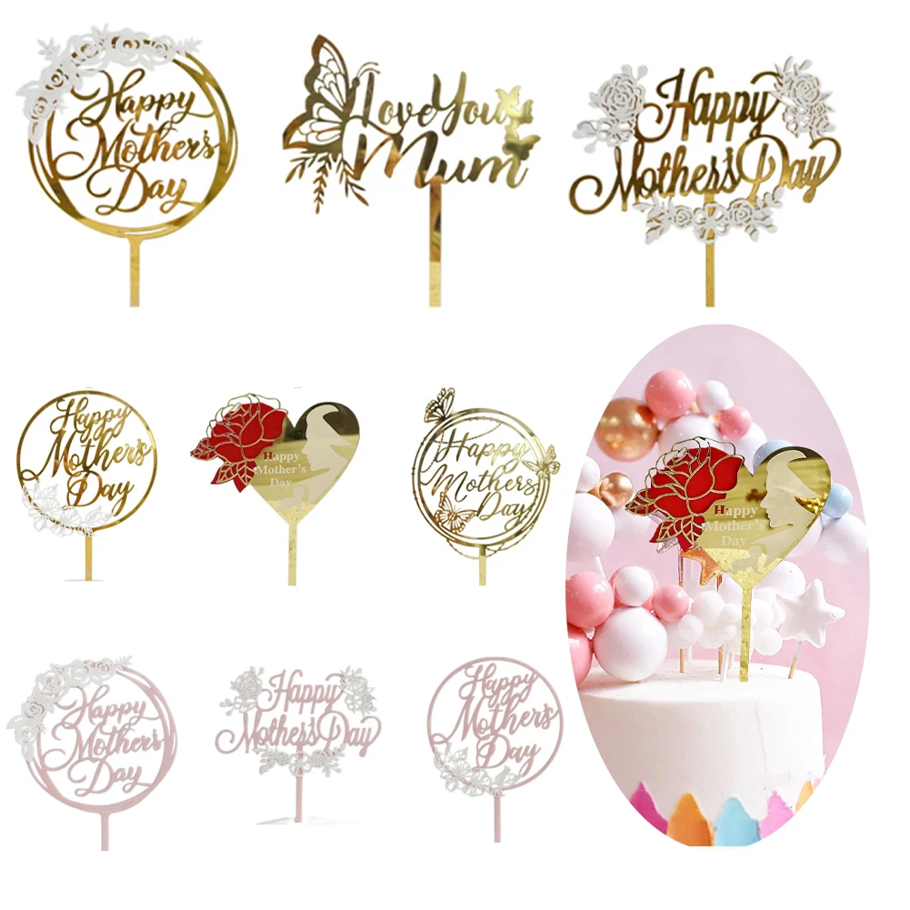 New Acrylic Color Flower Girl Happy Birthday Cake Topper Wedding Anniversary Happy Mother's Day Cake Toppers Decoration Supplies
New Acrylic Color Flower Girl Happy Birthday Cake Topper Wedding Anniversary Happy Mother's Day Cake Toppers Decoration Supplies