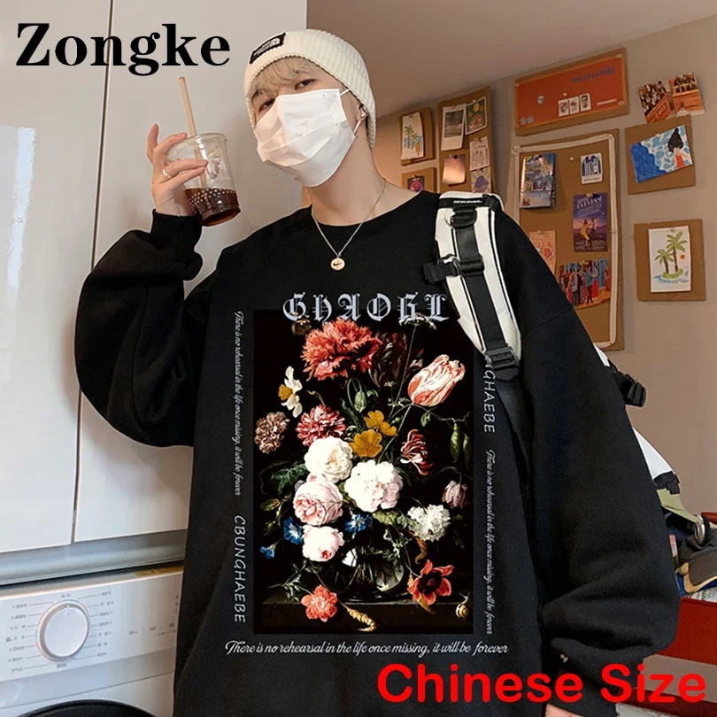 Zongke Print Streetwear Men Sweatshirts Korean Fashion Crewneck Sweatshirt Men Clothing Harajuku Hip Hop Chinese Size 5XL 2022
Zongke Print Streetwear Men Sweatshirts Korean Fashion Crewneck Sweatshirt Men Clothing Harajuku Hip Hop Chinese Size 5XL 2022