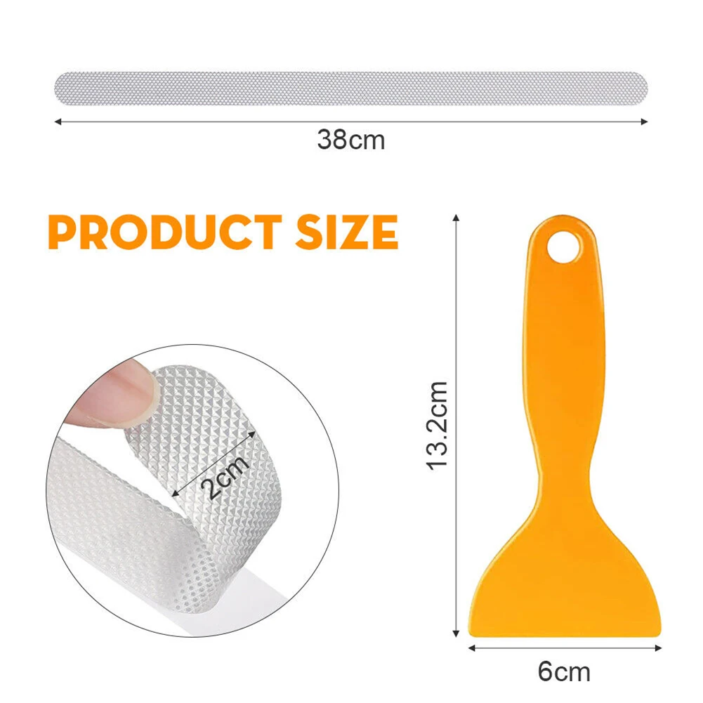 Adhesive Tape Anti-slip Strips Garden Home Park Non-slip Surface PEVA White 38*2cm High Level Of Safety Brand New
Adhesive Tape Anti-slip Strips Garden Home Park Non-slip Surface PEVA White 38*2cm High Level Of Safety Brand New