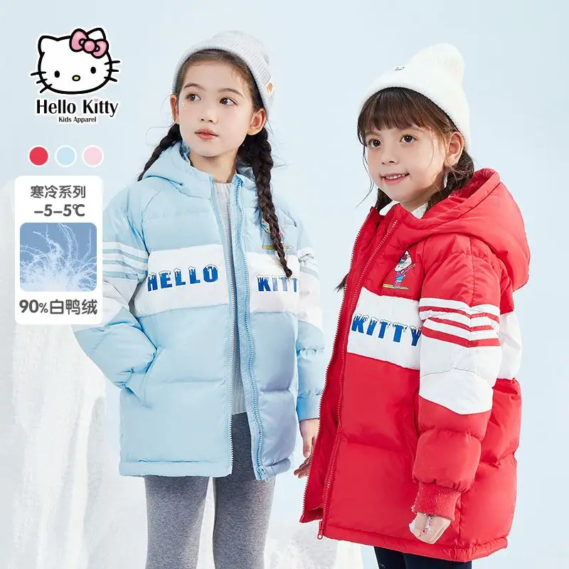 Длинный пуховик с капюшоном Kawaii Hello Kitty на белом утином пуху зимняя аниме Sanrioed Милая Детская куртка с сердечками Новинка 2022
Длинный пуховик с капюшоном Kawaii Hello Kitty на белом утином пуху зимняя аниме Sanrioed Милая Детская куртка с сердечками Новинка 2022