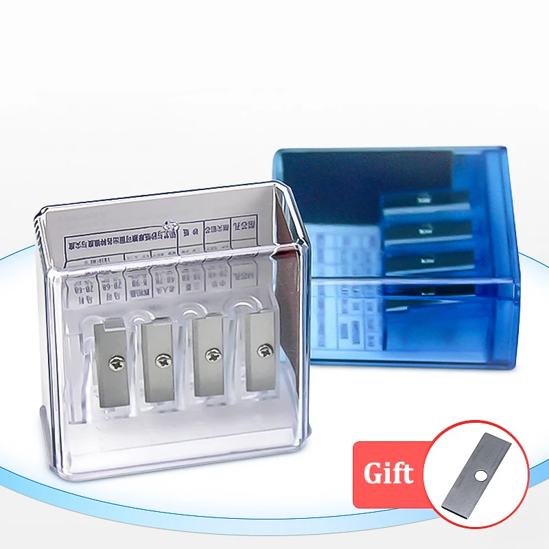 4 Holes Sharpener Multifunction Manual Pencil Sharpener 4 Blade And Screwdriver For Art Sketch Pencil Charcoal Pencil Sketch Pen
4 Holes Sharpener Multifunction Manual Pencil Sharpener 4 Blade And Screwdriver For Art Sketch Pencil Charcoal Pencil Sketch Pen