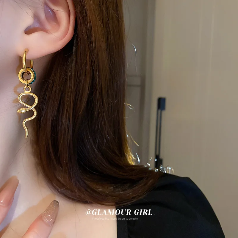 2022 New Arrivals Gold Geometry Snake Drop Earrings for Woman Long Pendant Ear Ring Punk Fashion Jewelry Girl
2022 New Arrivals Gold Geometry Snake Drop Earrings for Woman Long Pendant Ear Ring Punk Fashion Jewelry Girl
