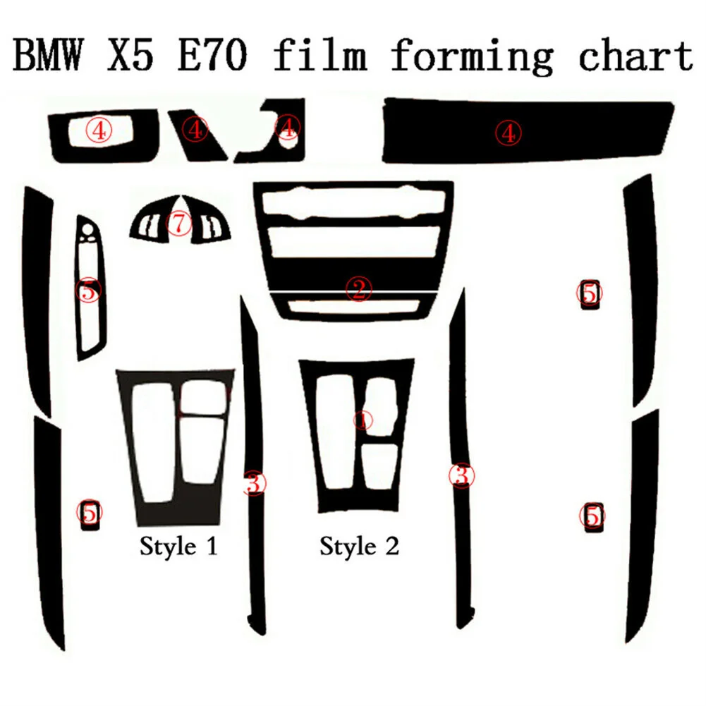 5D Carbon Fiber Pattern Interior DIY Trim Decal For BMW X5E70 2007-2013 Car Sticker DIY Paste Protector Strip Auto
5D Carbon Fiber Pattern Interior DIY Trim Decal For BMW X5E70 2007-2013 Car Sticker DIY Paste Protector Strip Auto