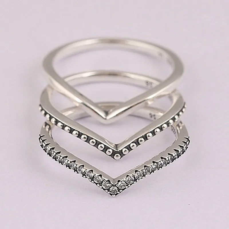 Authentic 925 Sterling Silver Moments Wish Bone With Crystal Ring For Women Wedding Party Europe Fashion Jewelry
Authentic 925 Sterling Silver Moments Wish Bone With Crystal Ring For Women Wedding Party Europe Fashion Jewelry