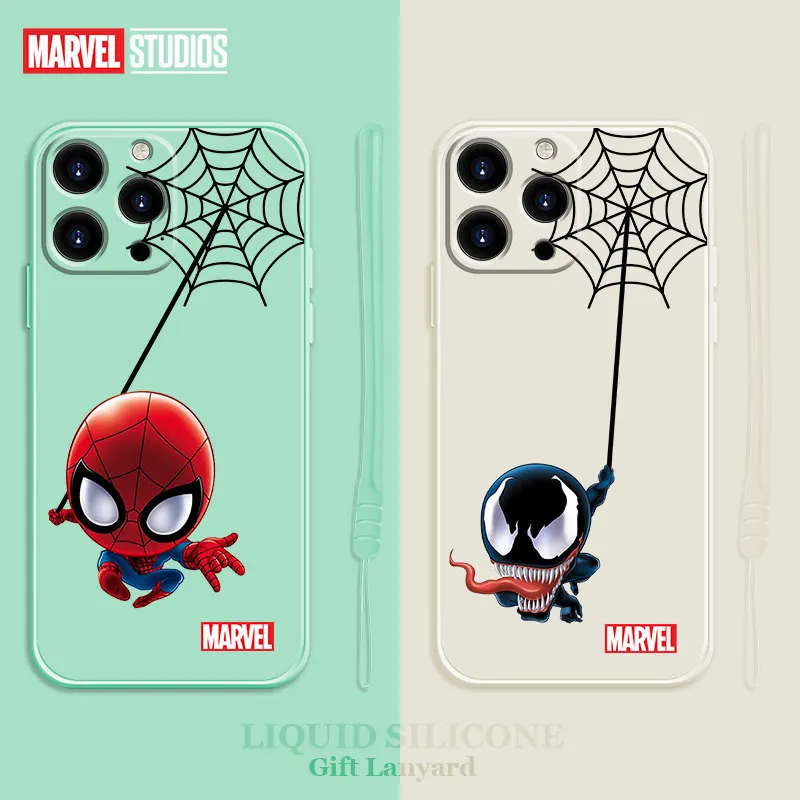 Marvel Spider Web Man Venom Cell Black Silicone Liquid Case for Apple iPhone 11 12 13 Pro Max 7 8 Plus SE XS 2022 8plus Trend
Marvel Spider Web Man Venom Cell Black Silicone Liquid Case for Apple iPhone 11 12 13 Pro Max 7 8 Plus SE XS 2022 8plus Trend