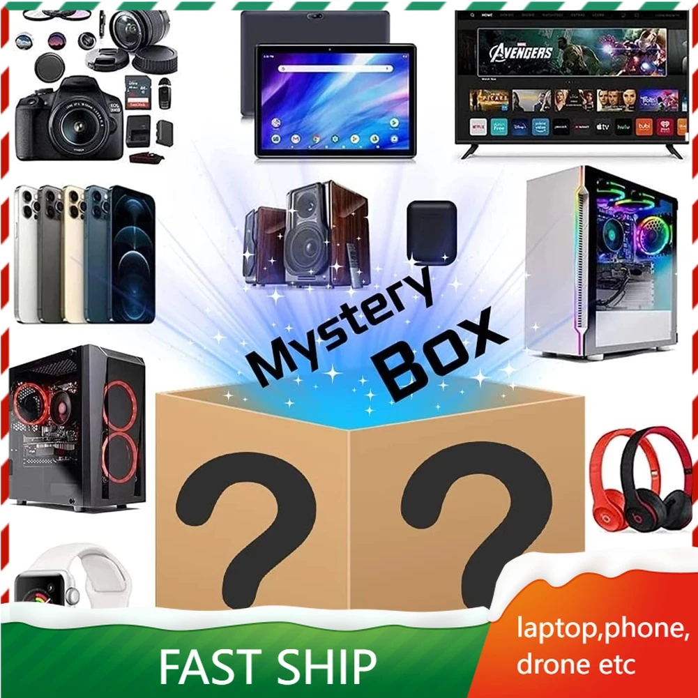 Самая популярная коробка Lucky Mystery 100% сюрприз высококачественный подарок случайный товар электронный продукт Рождественский подарок глухая...
Самая популярная коробка Lucky Mystery 100% сюрприз высококачественный подарок случайный товар электронный продукт Рождественский подарок глухая...